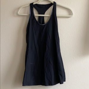 Lulu Lemon Black Racer Back Tank